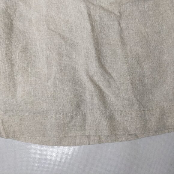 NEW- Big Mens Roundtree & Yorke Caribbean Linen Shorts 10" Inseam- Beige - Picture 3 of 9